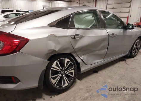 2017 Honda Civic Ex-L из США, поврежденный, VIN 2HGFC1F76HH636913